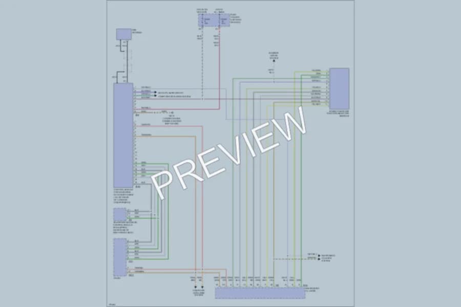 2004 Audi A4 Navigation wiring diagram preview