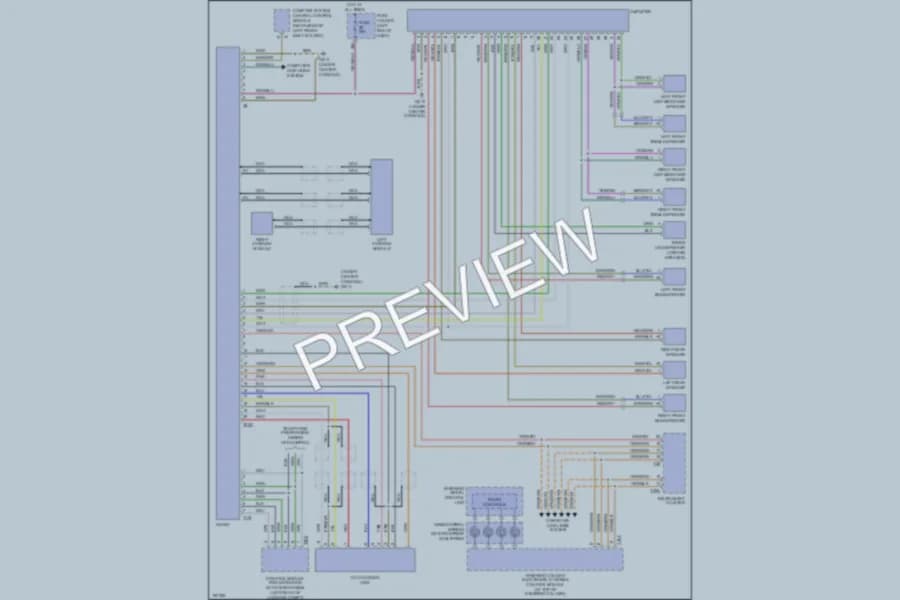 2004 Audi A4 Radio wiring diagram preview