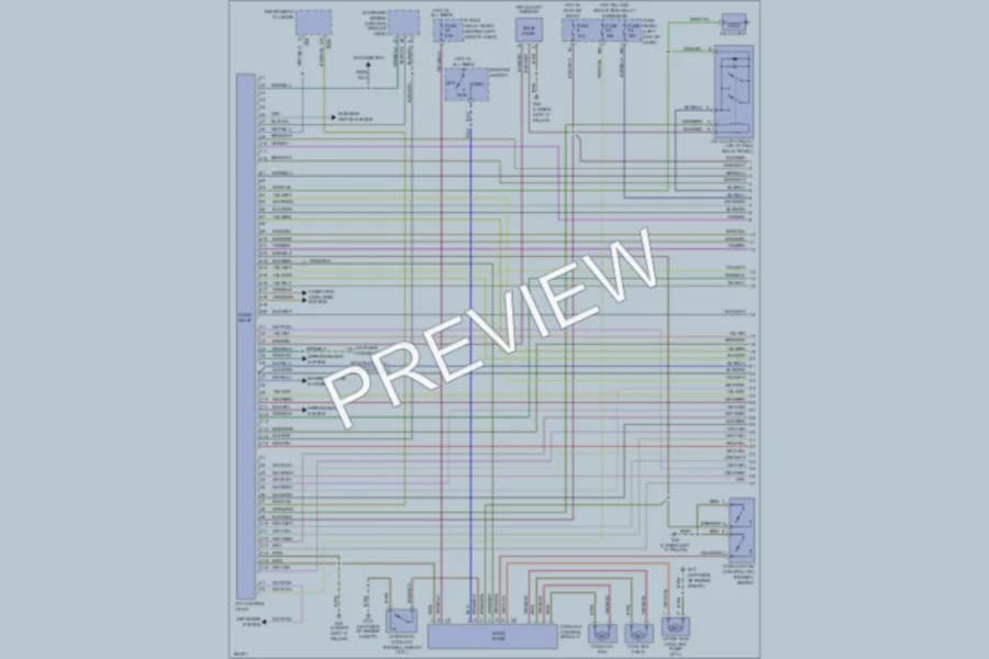 2004 Audi A6 Air Conditioning wiring diagram preview