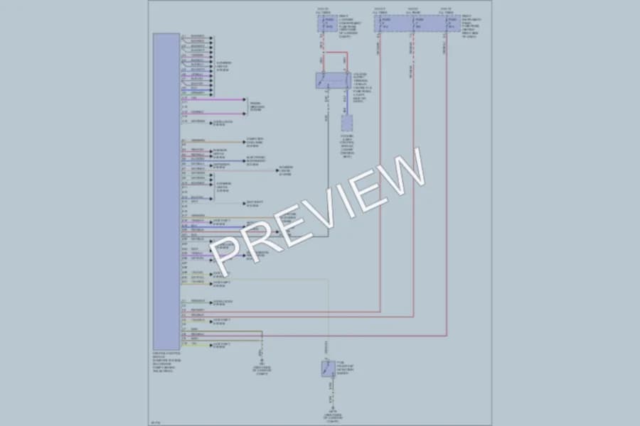 2004 Audi A8L Body Control Modules wiring diagram preview