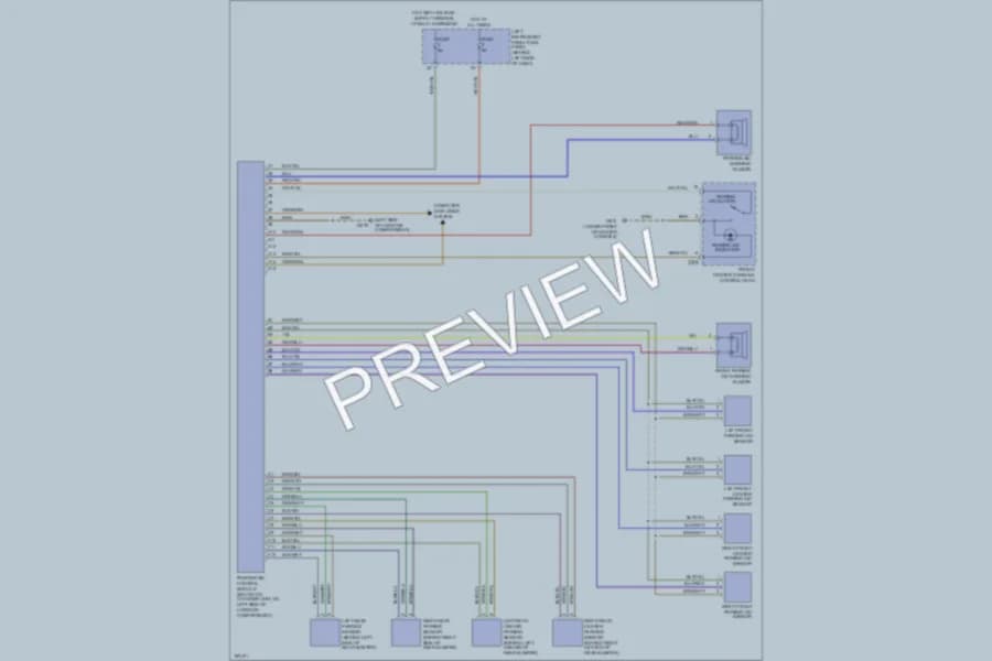 2004 Audi A8L Navigation wiring diagram preview
