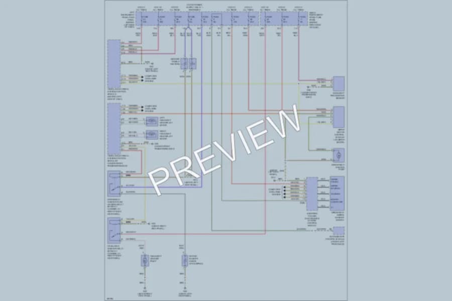 2004 Audi A8L Wiper Washer wiring diagram preview