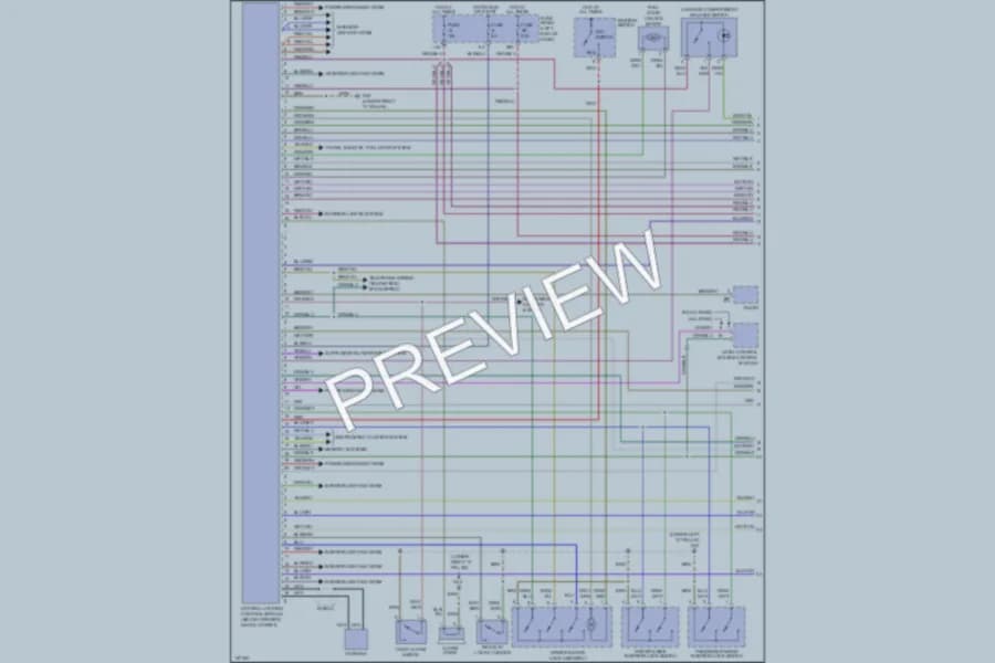 2004 Audi AllroadQuattro Anti Theft wiring diagram preview