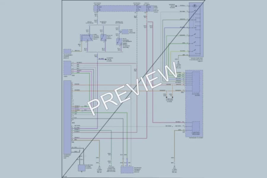 2004 Audi AllroadQuattro Navigation wiring diagram preview