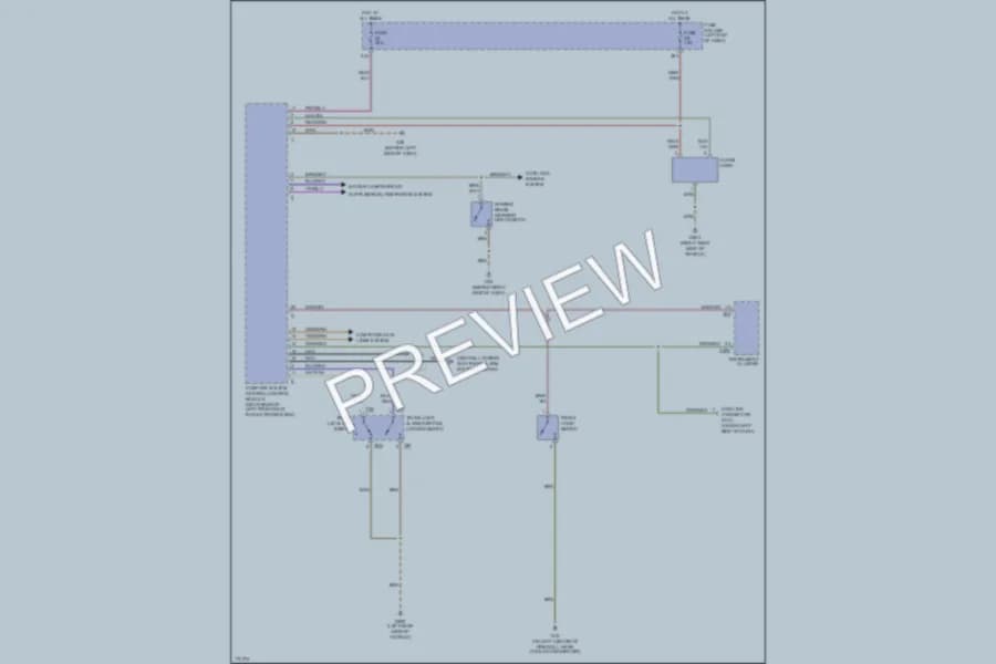 2004 Audi S4 Anti Theft wiring diagram preview