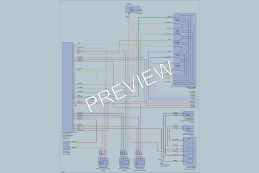 2004 Audi S4 Memory Systems wiring diagram preview