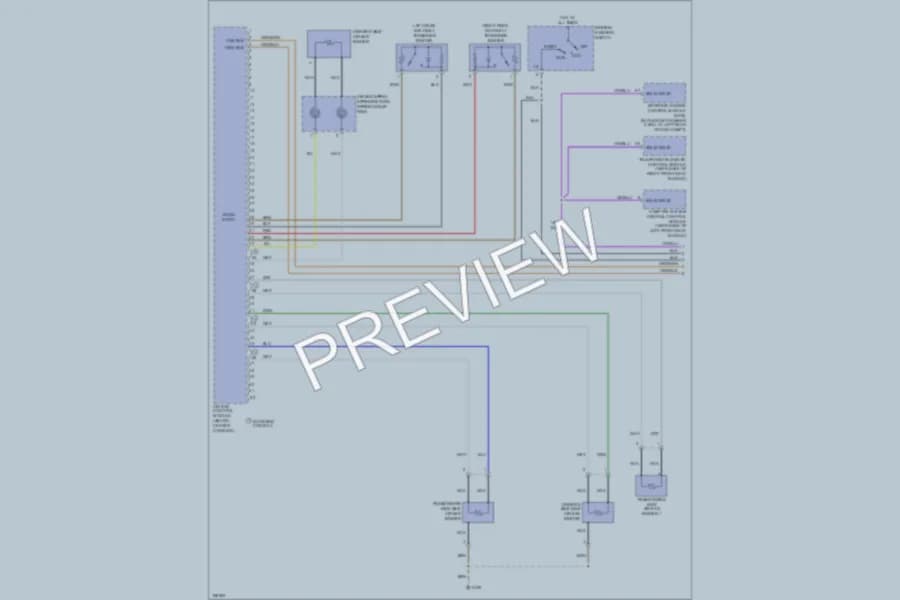 2004 Audi S4 Supplemental Restraints wiring diagram preview