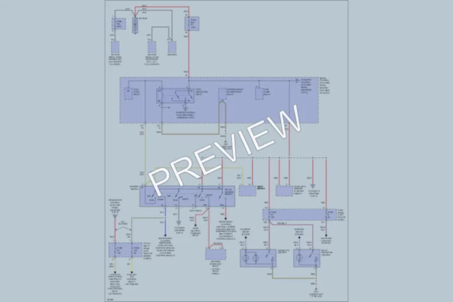 2004 Audi TT Power Distribution wiring diagram preview