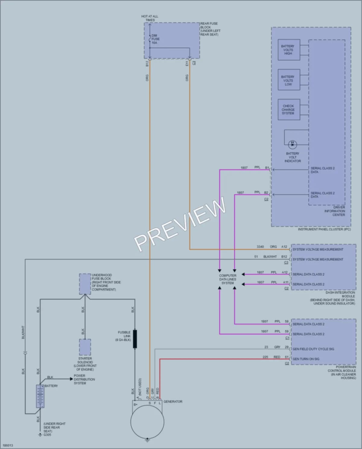 2004 Buick LeSabre Starting Charging wiring diagram preview