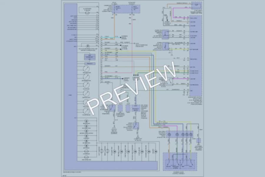 2004 Buick Rainier Instrument Cluster wiring diagram preview