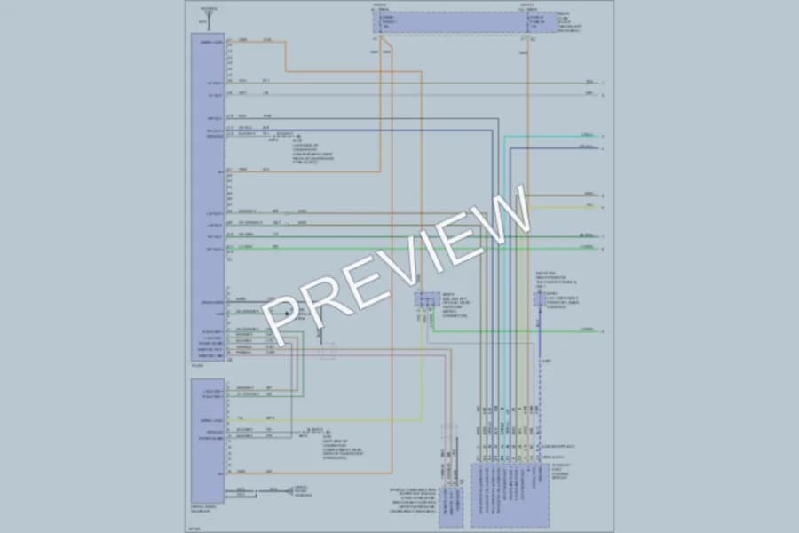 2004 Buick Rainier Radio wiring diagram preview