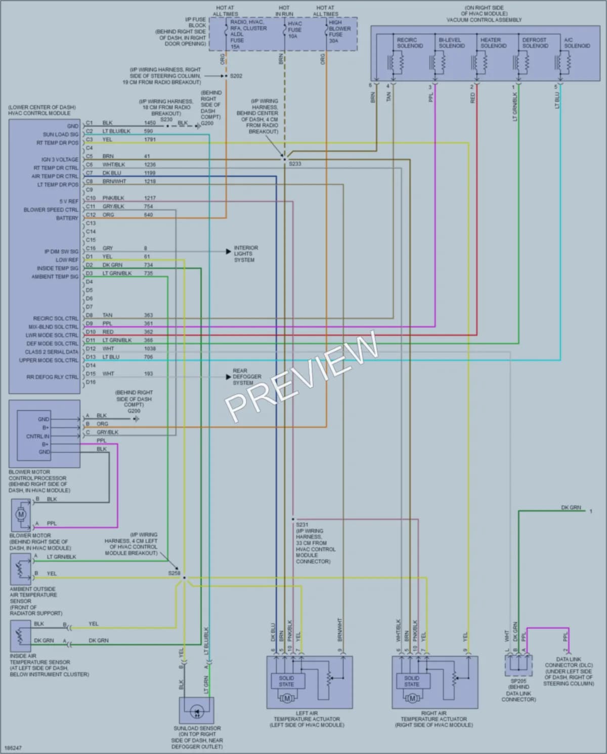 2004 Buick Regal Air Conditioning wiring diagram preview