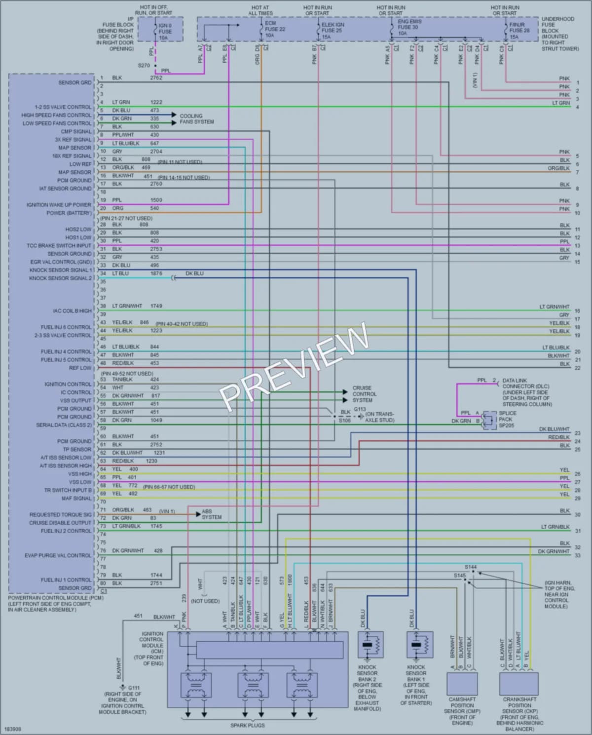 2004 Buick Regal Engine Performance wiring diagram preview