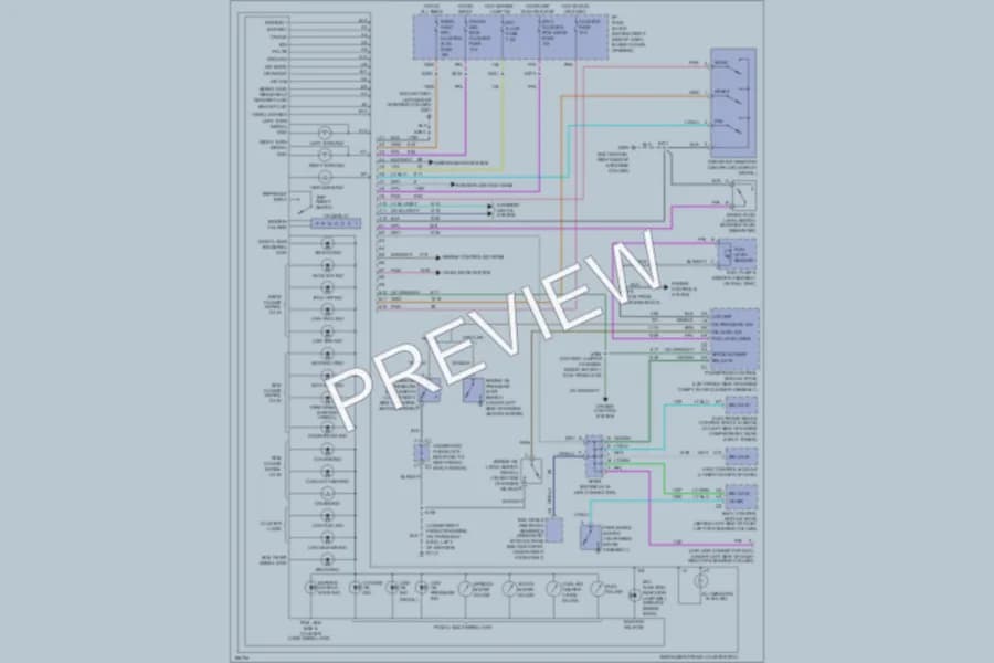 2004 Buick Regal Instrument Cluster wiring diagram preview