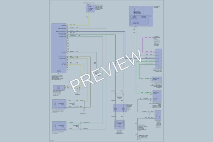 2004 Buick Regal Supplemental Restraints wiring diagram preview