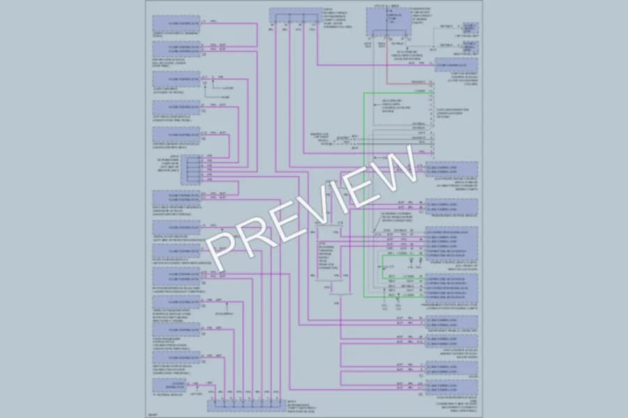 2004 Cadillac CTSV Computer Data Lines wiring diagram preview