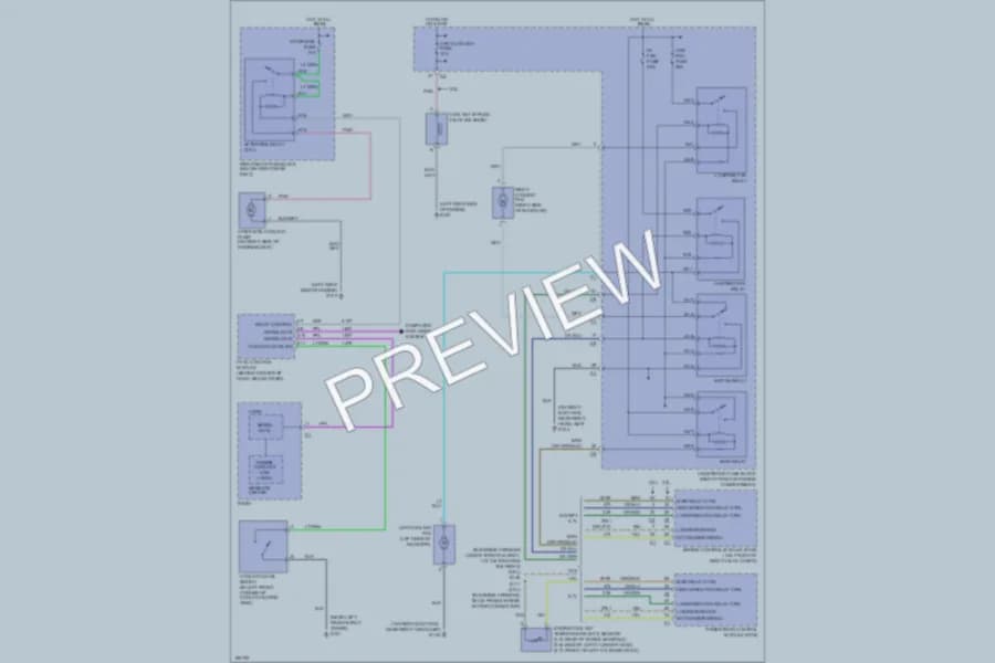 2004 Cadillac CTSV Cooling Fan wiring diagram preview