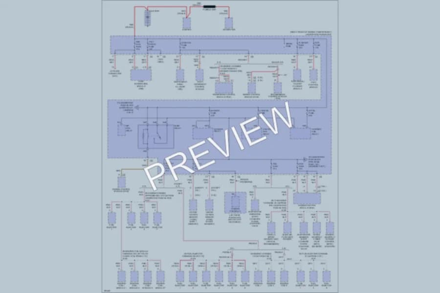 2004 Cadillac CTSV Power Distribution wiring diagram preview