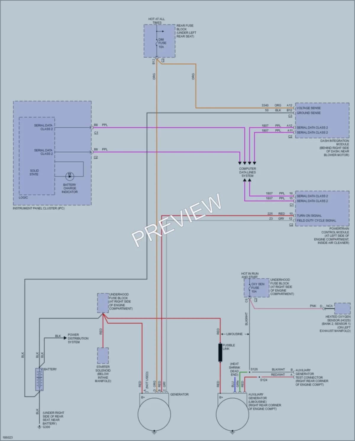2004 Cadillac DeVille Starting Charging wiring diagram preview
