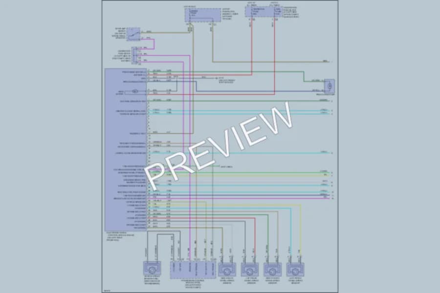 2004 Cadillac Escalade Anti Lock Brakes wiring diagram preview