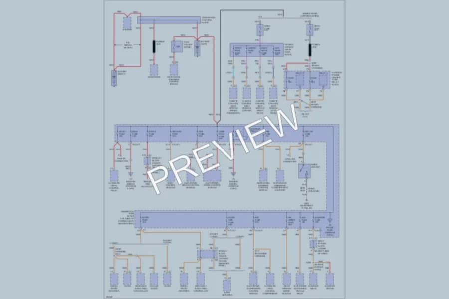 2004 Cadillac EscaladeESV Power Distribution wiring diagram preview
