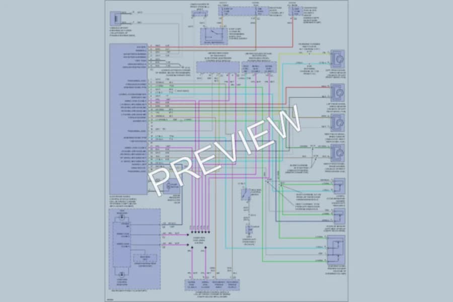 2004 Cadillac Seville Anti Lock Brakes wiring diagram preview