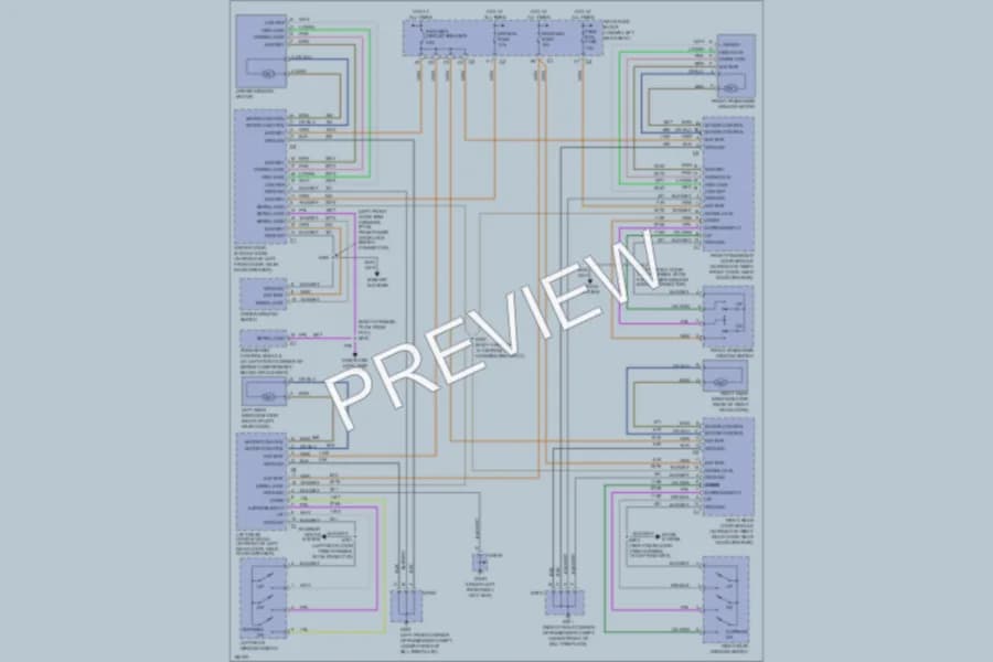 2004 Cadillac Seville Power Windows wiring diagram preview