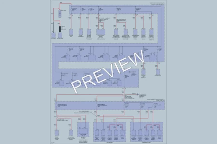 2004 Cadillac XLR Power Distribution wiring diagram preview