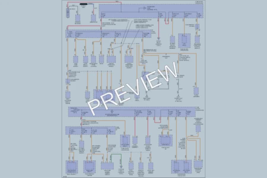 2004 Chevrolet Astro Power Distribution wiring diagram preview