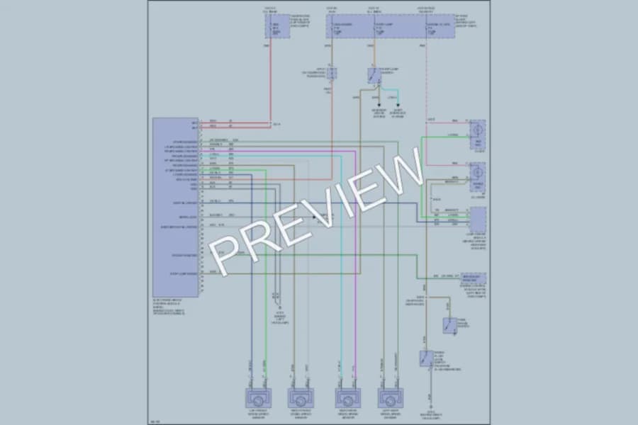 2004 Chevrolet Aveo Anti Lock Brakes wiring diagram preview