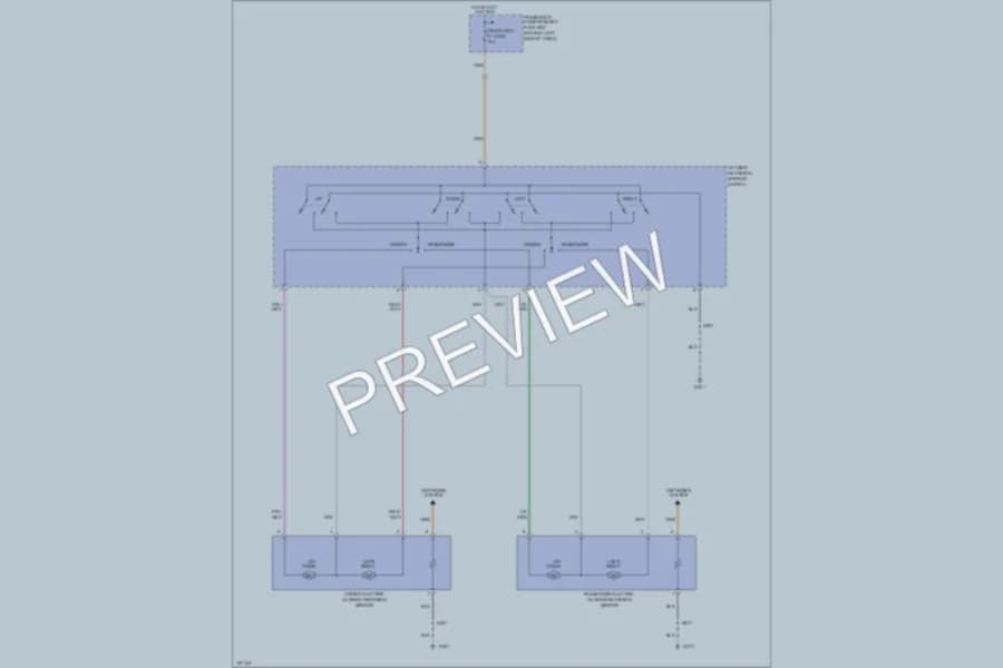 2004 Chevrolet Aveo Power Mirrors wiring diagram preview