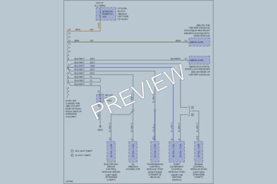 2004 Chevrolet Aveo5 Computer Data Lines wiring diagram preview