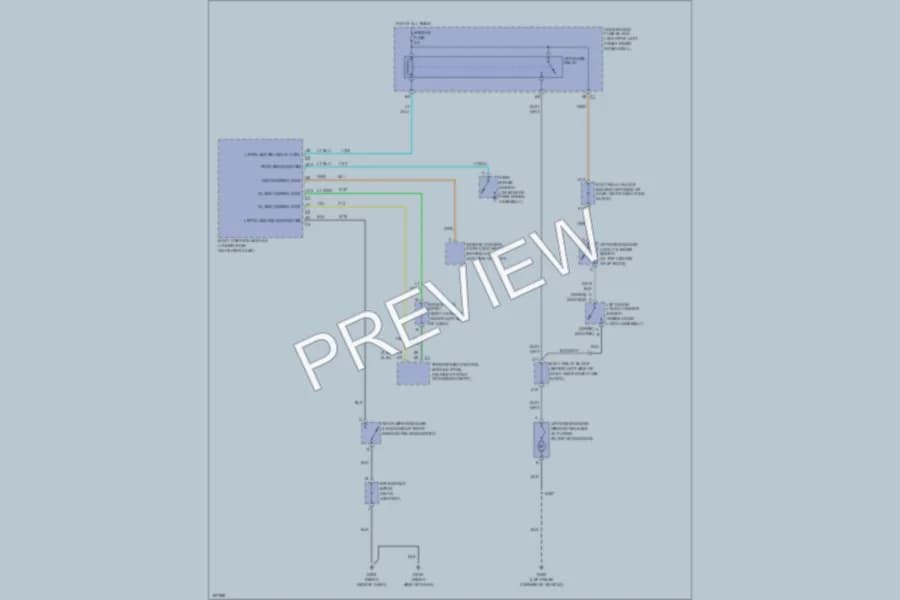 2004 Chevrolet Blazer Trunk Tailgate Fuel Door wiring diagram preview