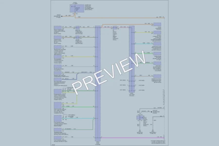 2004 Chevrolet 1500 Computer Data Lines wiring diagram preview with protected circuit layout