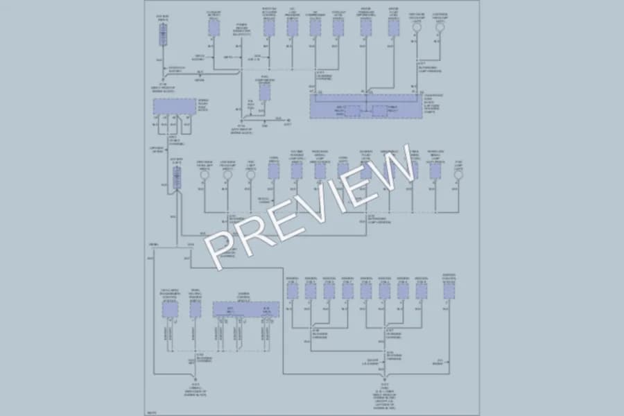 2004 Chevrolet 1500 Ground Distribution wiring diagram preview with protected circuit layout