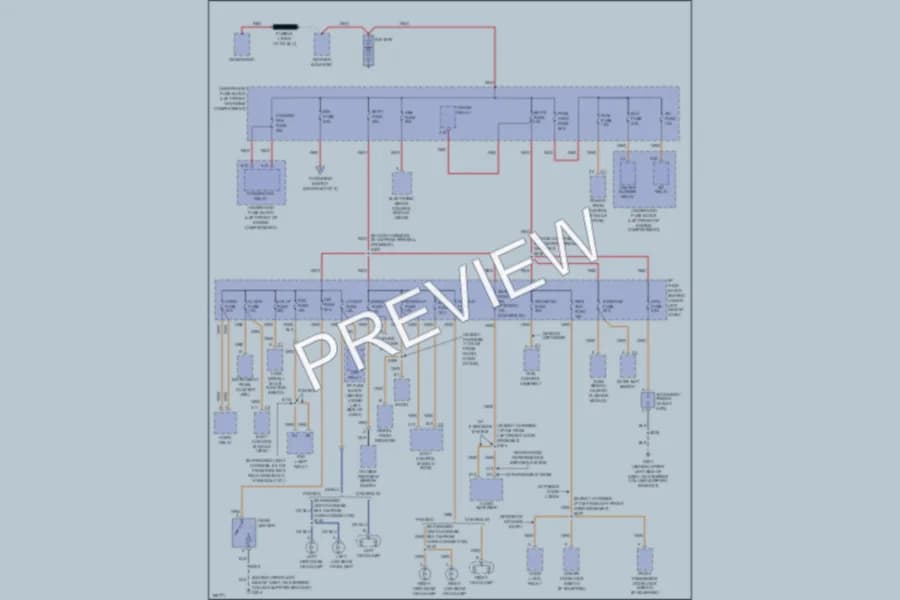2004 Chevrolet Cavalier Power Distribution wiring diagram preview