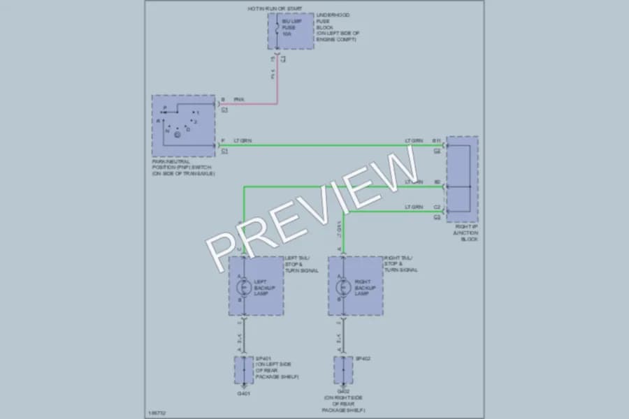 2004 Chevrolet Classic Exterior Lights wiring diagram preview