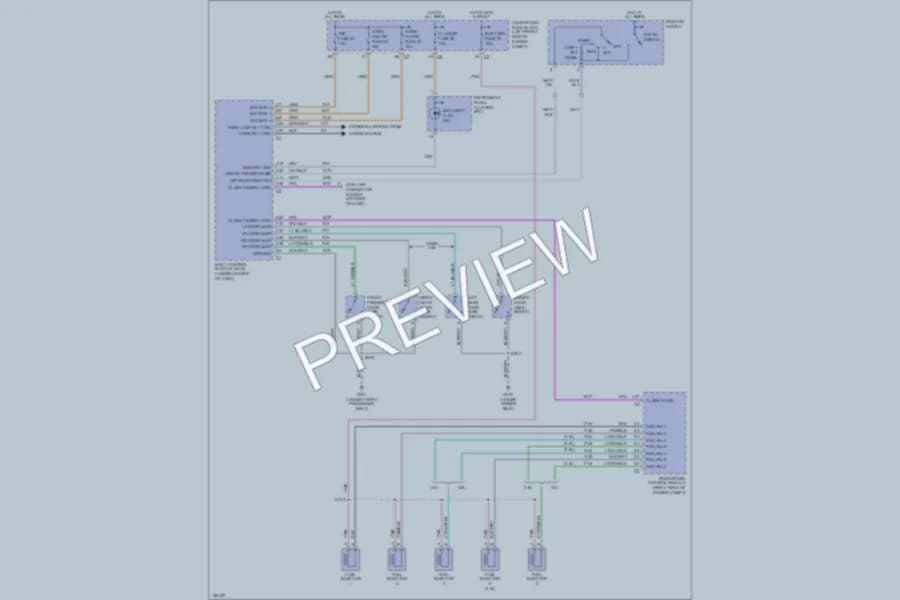 2004 Chevrolet Colorado Anti Theft wiring diagram preview