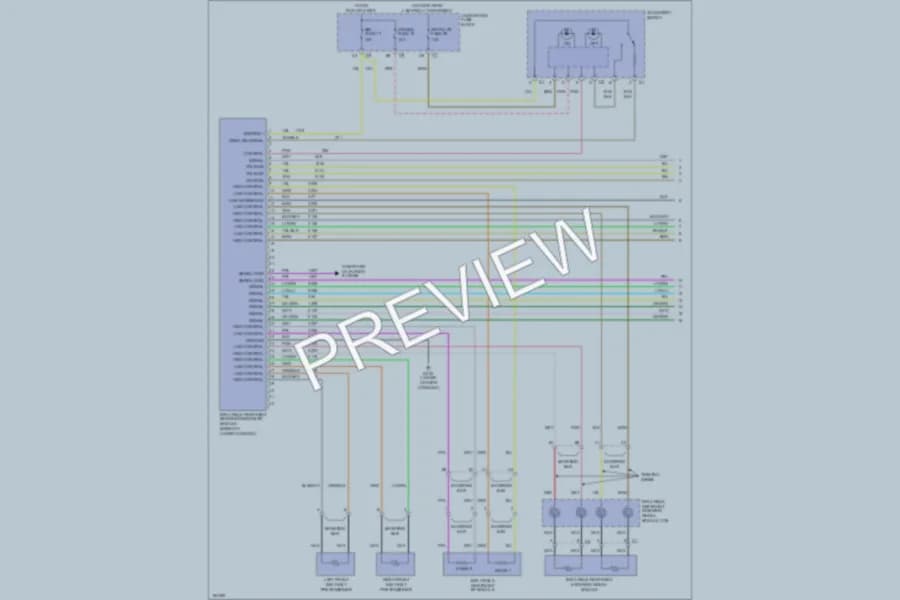 2004 Chevrolet Colorado Supplemental Restraints wiring diagram preview