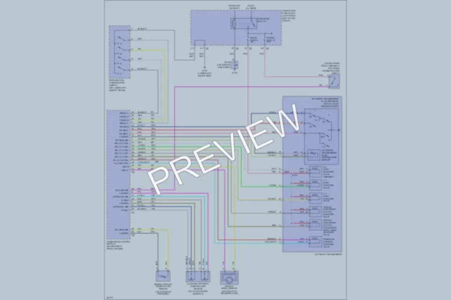 2004 Chevrolet Colorado Transmission wiring diagram preview