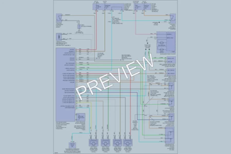 2004 Chevrolet Corvette Anti Lock Brakes wiring diagram preview