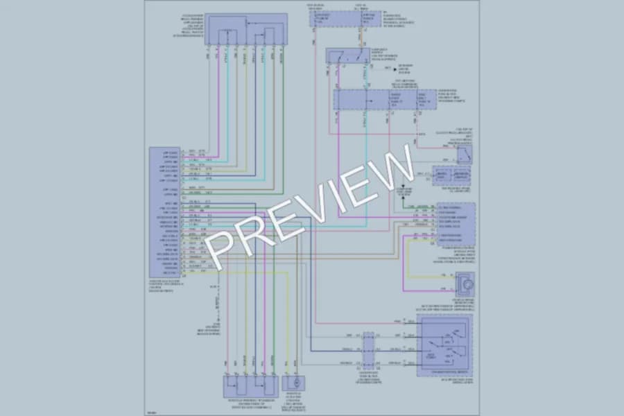 2004 Chevrolet Corvette Cruise Control wiring diagram preview