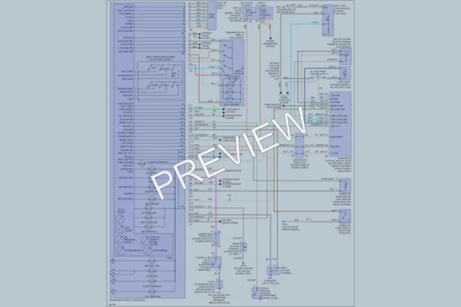 2004 Chevrolet Corvette Instrument Cluster wiring diagram preview