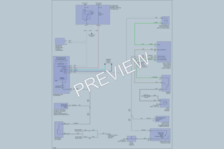 2004 Chevrolet Corvette Warning Systems wiring diagram preview