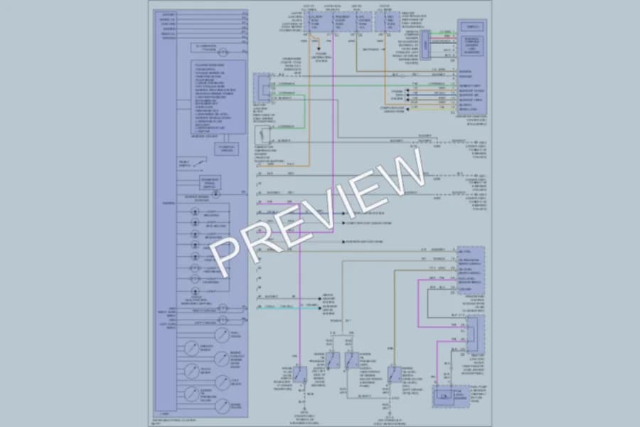 2004 Chevrolet Impala Instrument Cluster wiring diagram preview