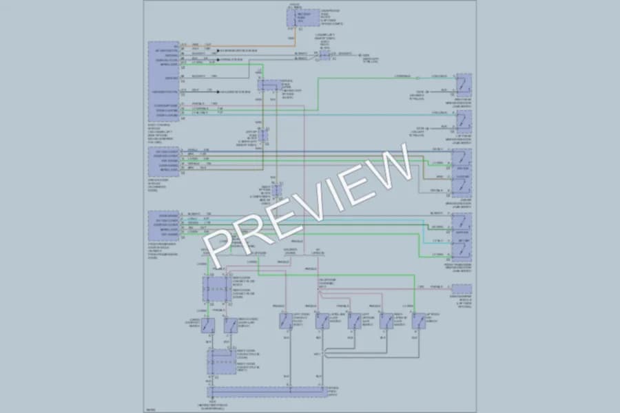 2004 Chevrolet K2500Suburban Anti Theft wiring diagram preview