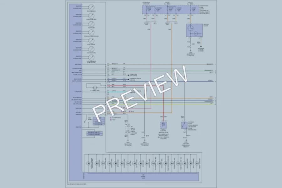 2004 Chevrolet K2500Suburban Instrument Cluster wiring diagram preview