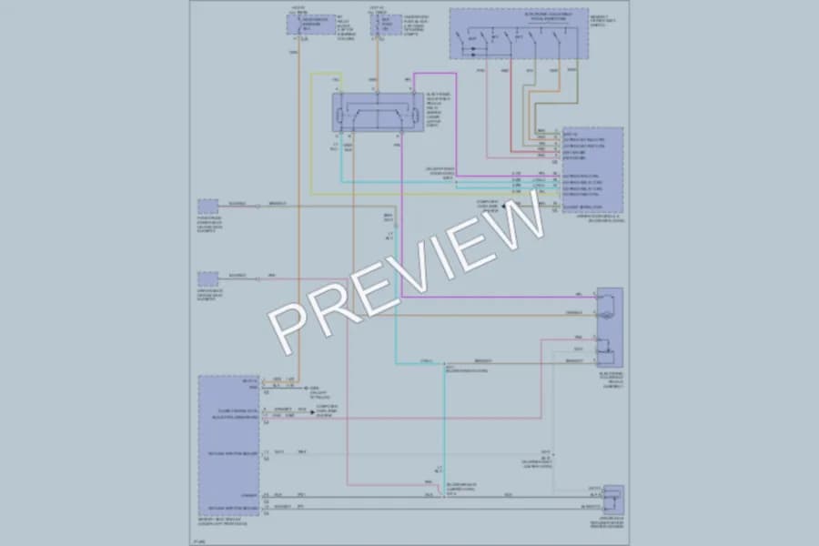 2004 Chevrolet K2500Suburban Memory Systems wiring diagram preview