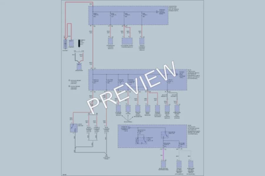 2004 Chevrolet Malibu Power Distribution wiring diagram preview