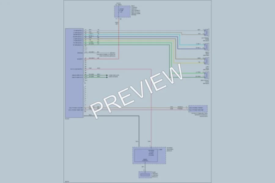 2004 Chevrolet Malibu Radio wiring diagram preview